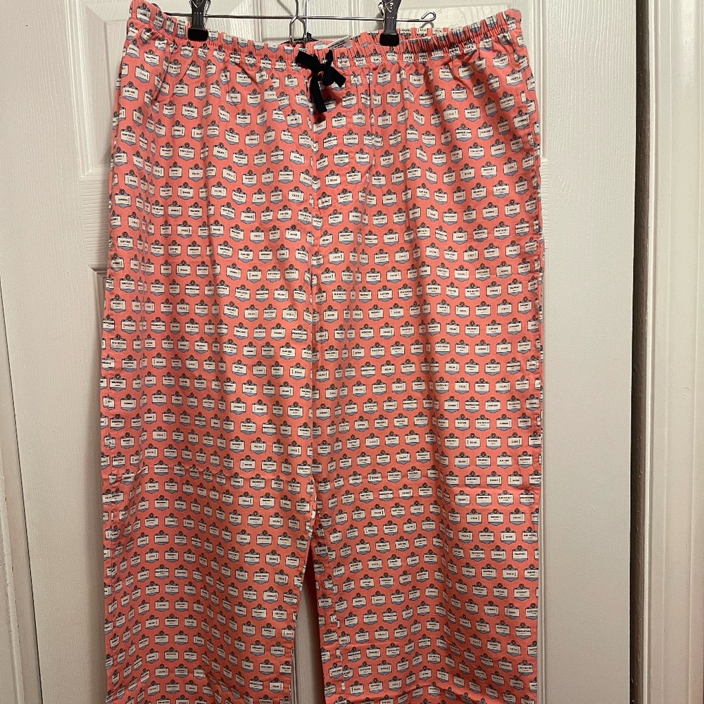 Vineyard Vines Martha's Vineyard Towns Patterned Lounge Pants L‎